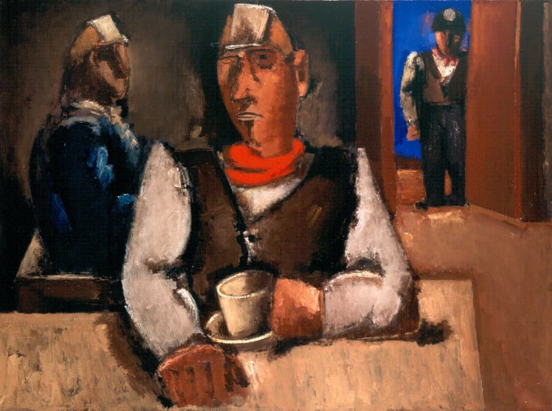Josef Herman, In the Canteen 1954