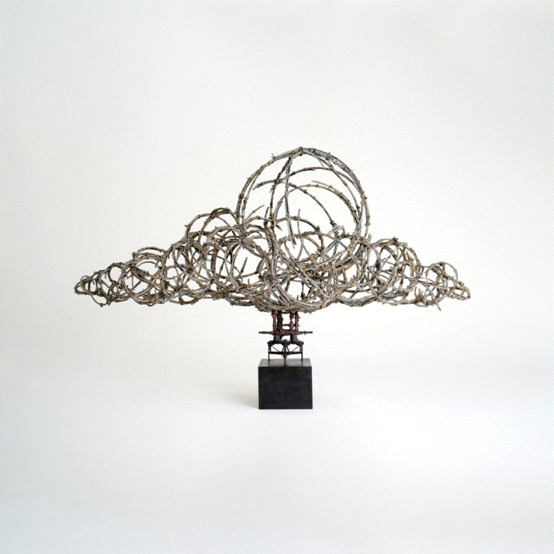 Jerry Judah, Bengal: Cloud , Wood, copper, brass, resin, wax, acrylic gesso. 120 cm x 75cm x 60 cm