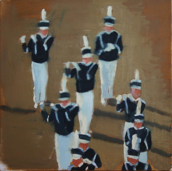 Christopher Brown, Band, 2010, oil on canvas 18 x 18 inches