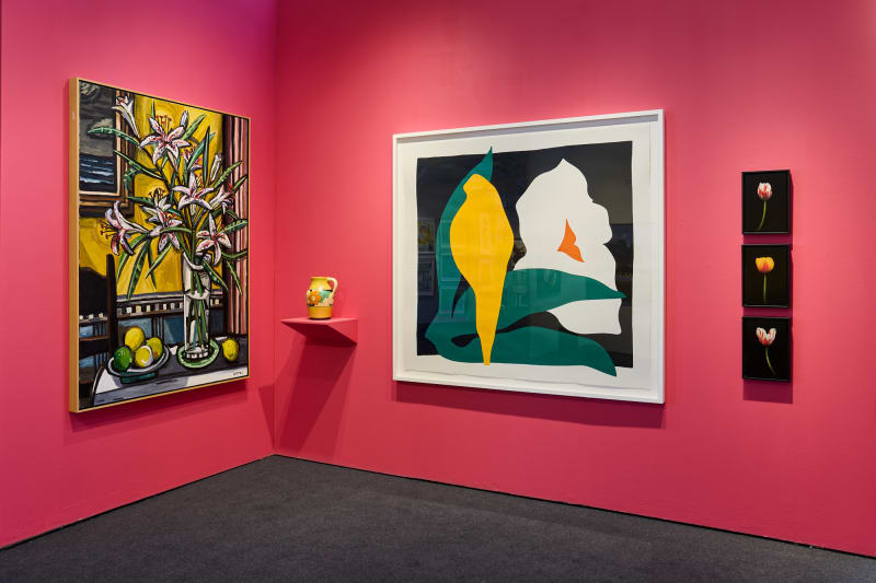 Richard Diebenkorn, Interior with Flowers, 1961