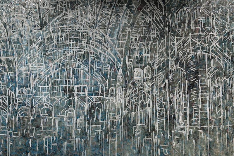 Diana Al-Hadid, “The Arches of Old Penn Station” (2018) (© Diana Al-Hadid, NYCT 34th Street-Penn Station, commissioned by Metropolitan Transportation Authority Arts & Design, photo by Peter Kaiser).