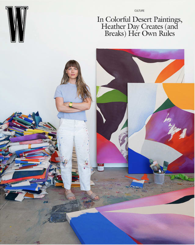 Photo by Chase McBride. Courtesy of Heather Day and W Magazine.