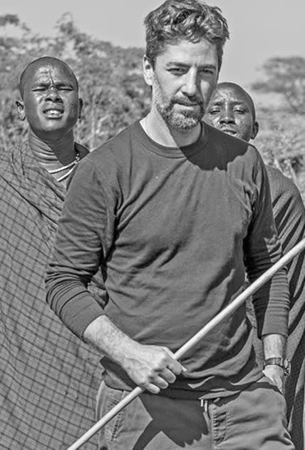 black and white photo of Arno Elias