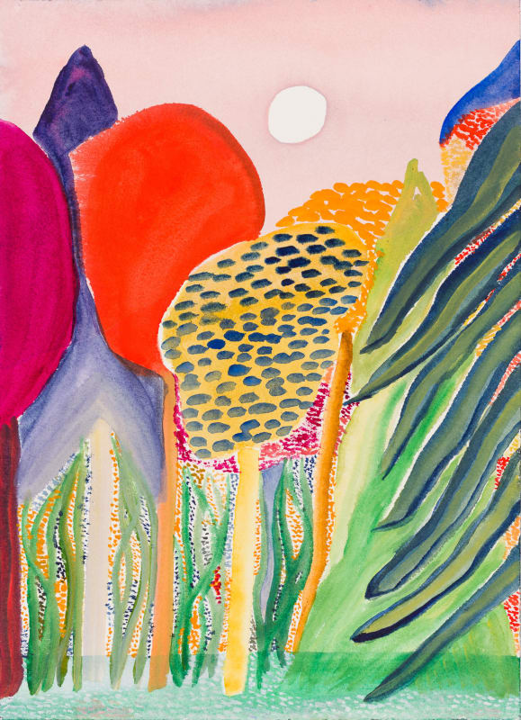 Matthew Wong (1984 - 2019) UNTITLED 2018 Watercolor on paper 14 1/8 x 10 1/8 inches 35.9 x 25.7 centimeters