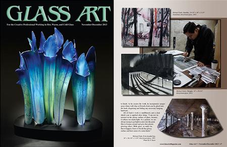 The Spaces In Between: Michael Endo's Kiln Formed Glass by Shawn Waggoner (Glass Art)