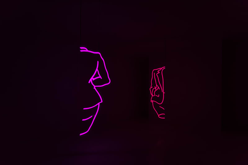 An Installation View of Ivy Haldeman: (Hesitate) at Capsule Shanghai