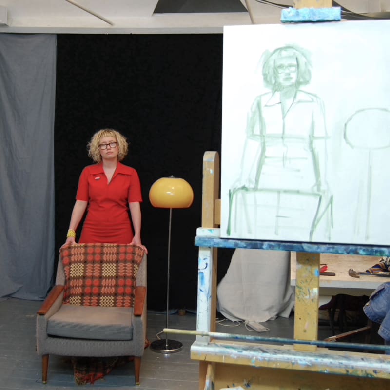 Painting Lisa Heledd Jones