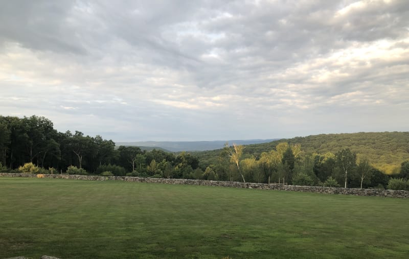 View of hills in Kent, CT