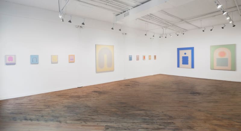 Lily Stockman, Installation view, Charles Moffett, New York, 2018