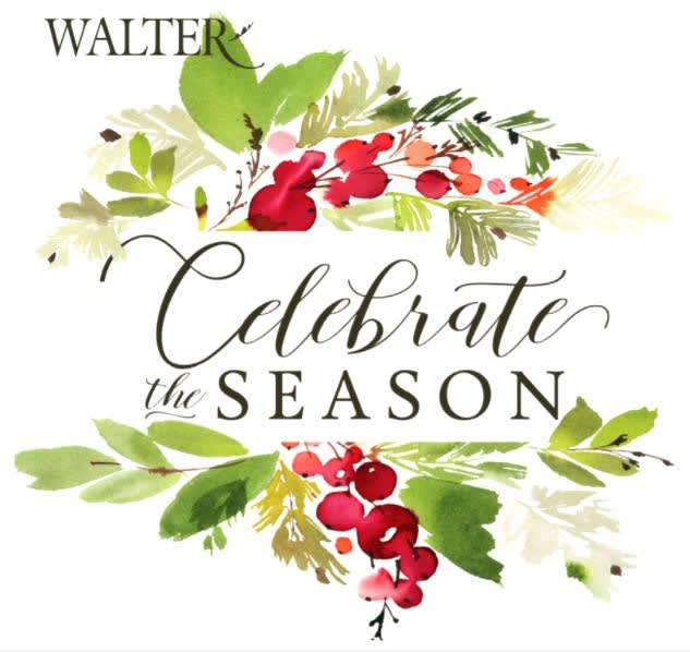 Walter Magazine's Holiday Shopping Event: Celebrate the Season, Union Station, Raleigh NC. 6 - 9 PM