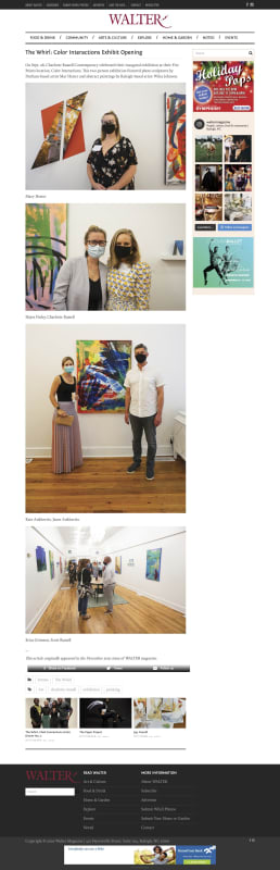 Walter Magazine Includes Color Interactions