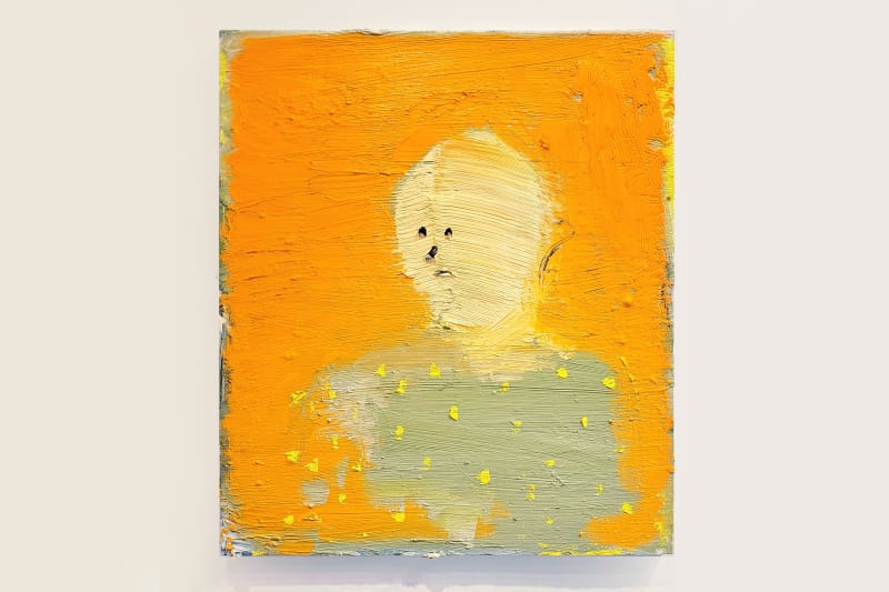 Shinya Azuma, Human, 2023 oil on canvas, 53x45.5cm