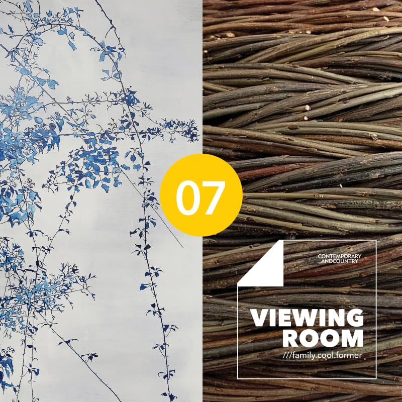 Viewing Room 07, Paintings by Ely based artist Melanie Goemans and Fen based willow weaver Danny Sealey