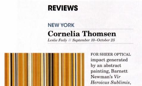 Review in MODERN PAINTERS magazine