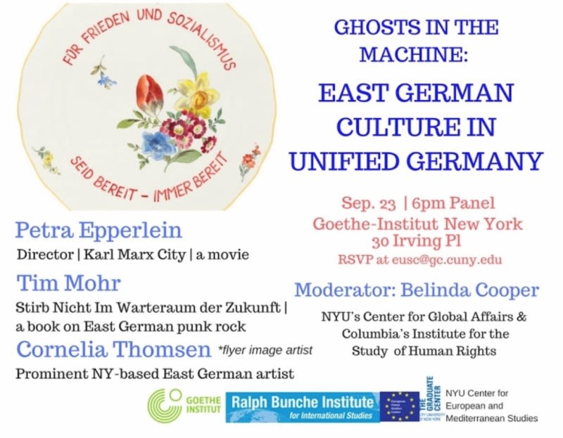 Panel discussion at the Goethe-Institut New York