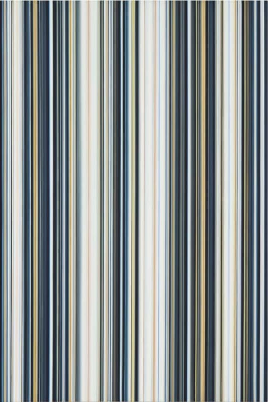Cornelia Thomsen - Stripes Nr. 88, 2015, Oil on canvas, 48 x 32 inches