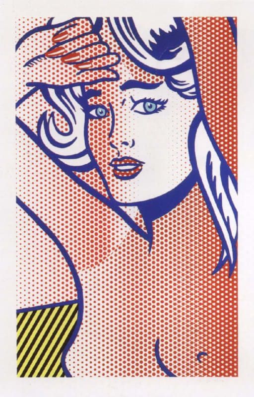 Nude with Blue Hair State I, 1994, by Roy Lichtenstein, Relief Print from an edition of 10, at Coskun Fine Art