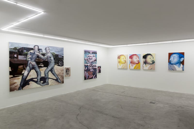 Installation View of "Teieb" exhibition at Dastan's Basement Tehran, Iran Photo by Matin Jameie