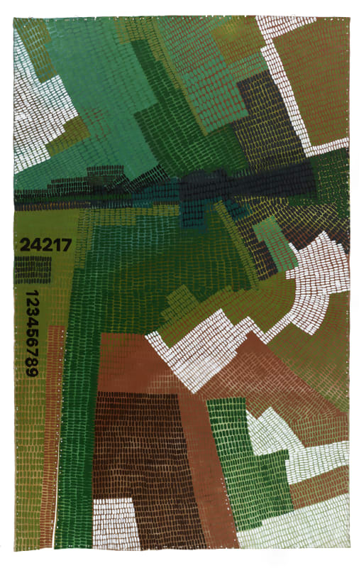 Sara Abbasian, Untitled, 2025, acrylic on canvas, 122 x 104 cm