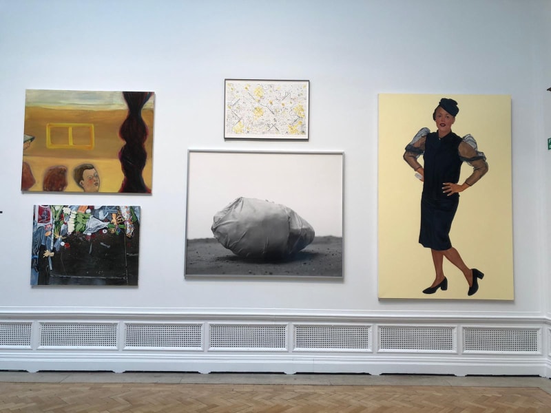 Installation View of Reza Aramesh's Action 166: Study of the Head as Cultural Artefact at Royal Academy of Arts as part of "Summer Exhibition 2020" | Photo Reza Aramesh.