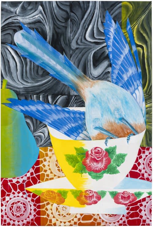 Iman Raad, The house was quiet and the world was calm, on a disregarded table, 2021