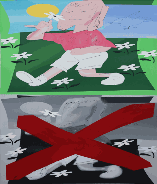 "I am Here, I am not Here" by Hoda Kashiha