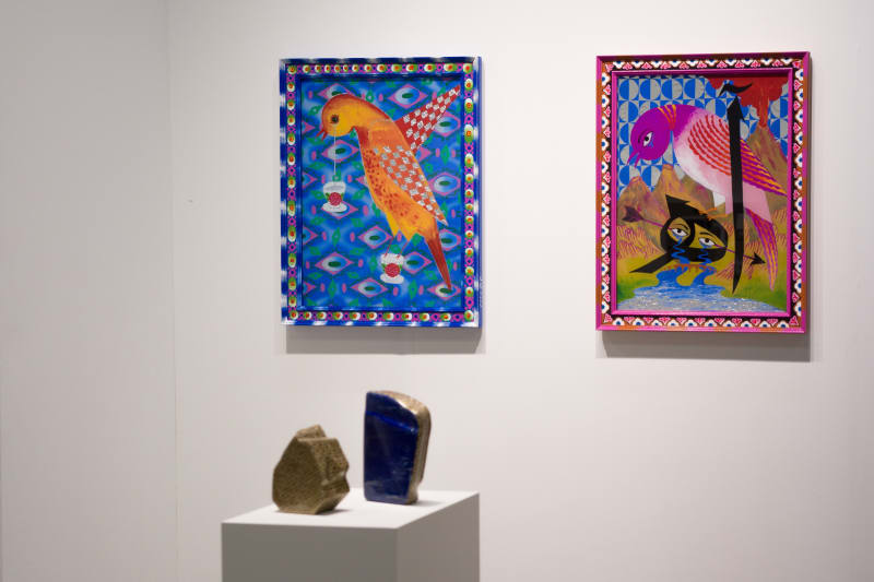 The Armory Show. 2022. Andisheh Avini and Iman Raad. Presented by +2 Gallery. Installation View. (photo by Ghaaflan Abadi)