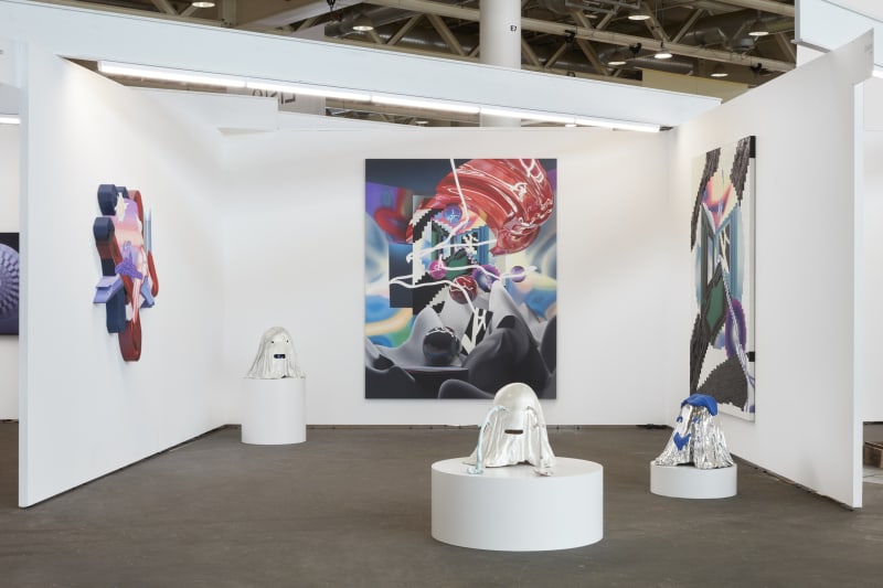 Installation View of Dastan's Booth at Liste Art Fair 2023 Photo by Studio Shapiro