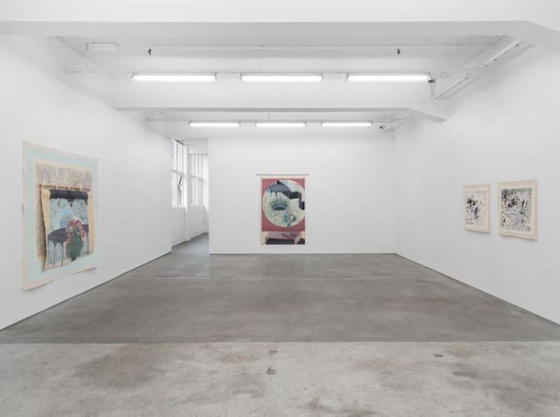 Asal Peirovi Curtains II 2019 Installation view, STANDARD (OSLO), Oslo 24.05.-06.07.2019 SOAP/IV 2019-001/4 Courtesy of the artist and STANDARD (OSLO), Oslo Photographer: Øystein Thorvaldsen