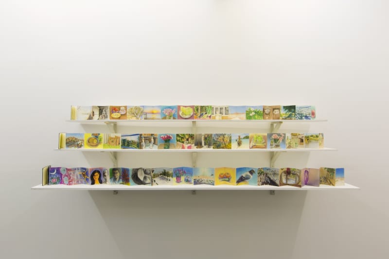 Installation View. Manijeh Akhavan. A Turning Affair. Electric Room 07/50. a Dastan:Outside project.