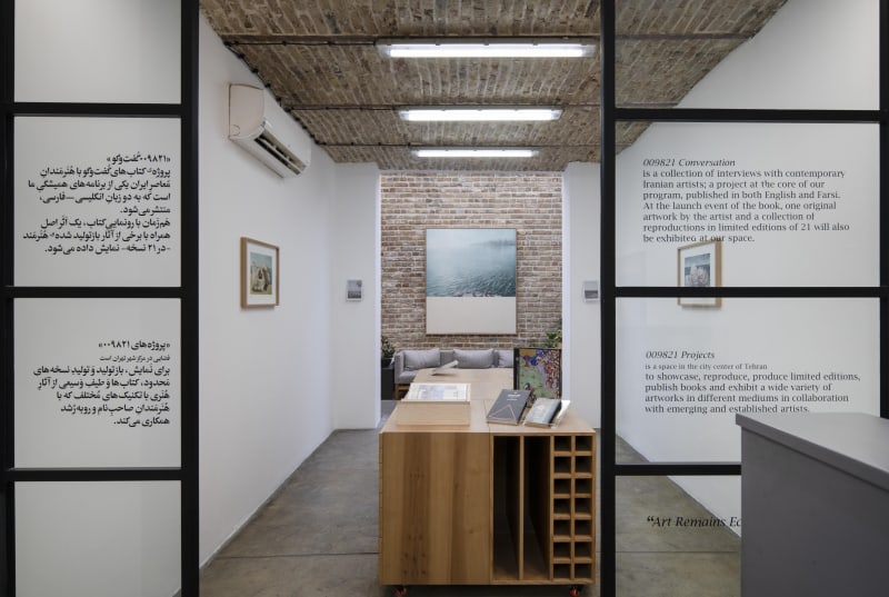 Installation View of A Pale Surviving Sight, at 009821 Projects