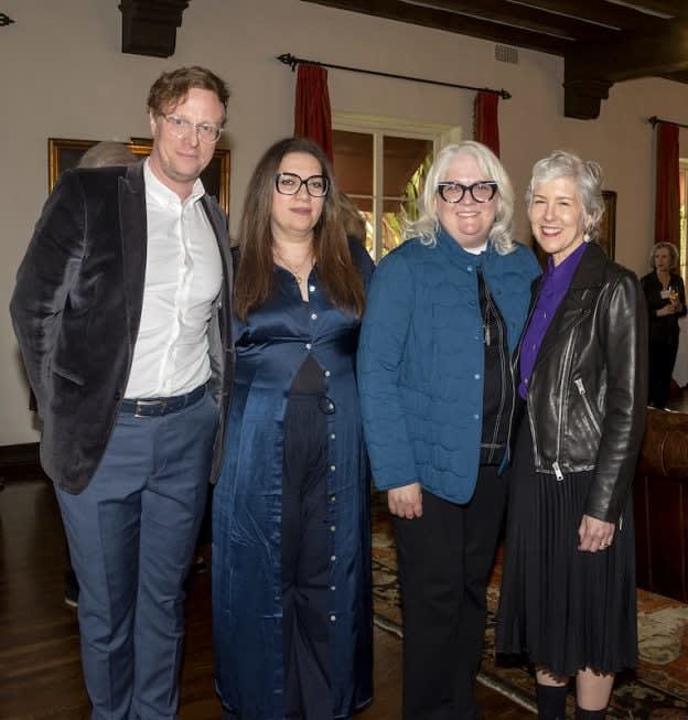 Art à la Carte with James Glisson, Vian Sora, Rachel Kaganoff, and Amada Cruz. Photo by Joanne A Calitri