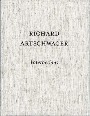 Richard Artschwager: Interactions