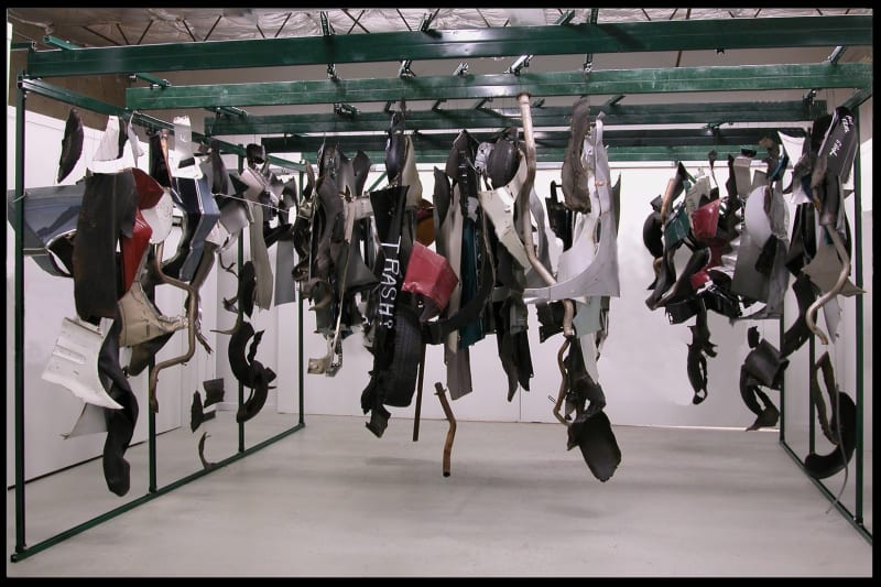 Hanging Gardens of Babylon , 2003 Mixed Media 17 x 10 x 17'