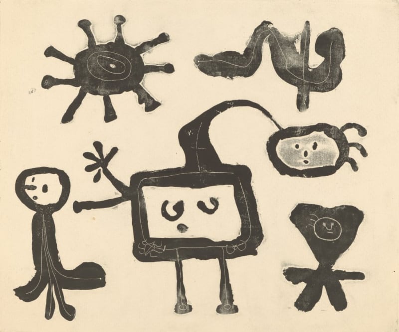 Joan Miró, Serie I, 1947 printed relief