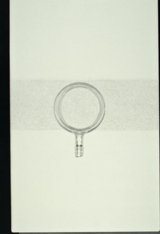 Jugnet + Clairet, Still Life - Los Alamos #3-PB, 2010, phosphorescent blue, acrylic on canvas, 189,25 x 129