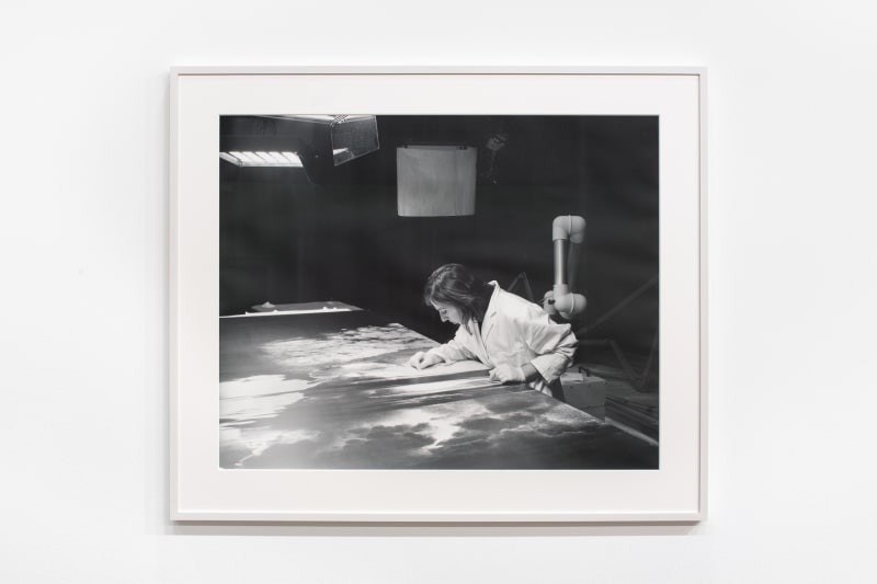 Jeff Weber, Untitled (Operation Ivy, Mike), 2011-2013 Documentation of the restoration of photographs from the collection The Family of Man at the CNA by Studio Berselli, 2011-2013, gGelatin silver print, 86 x 110,5 cm (unframed) 107 x 130 cm (framed), edition of 4 + 2AP Courtesy of the artist, CNA & Erna Hecey Gallery