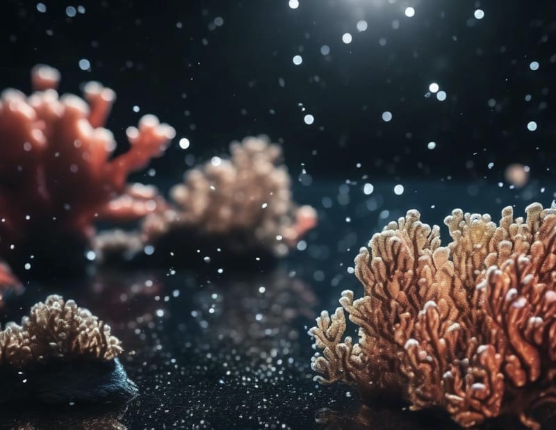 Caecilia Tripp, Untitled (Homo Sargassum), 2024, triptych, diasec 76,2 x 114,3 cm, edition of 5