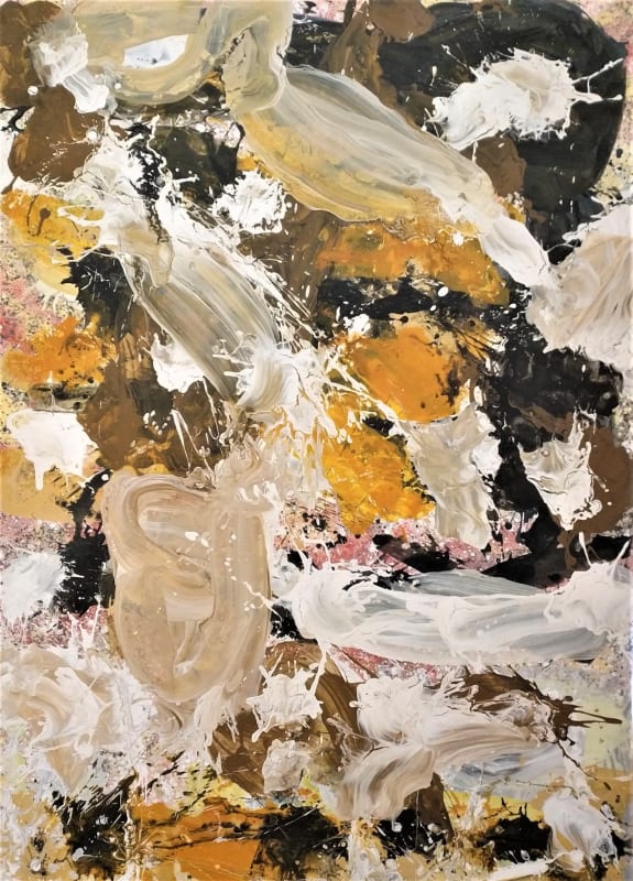 Mohammad Dohaidel, 2019, Acrylic on canvas, 188x133cm