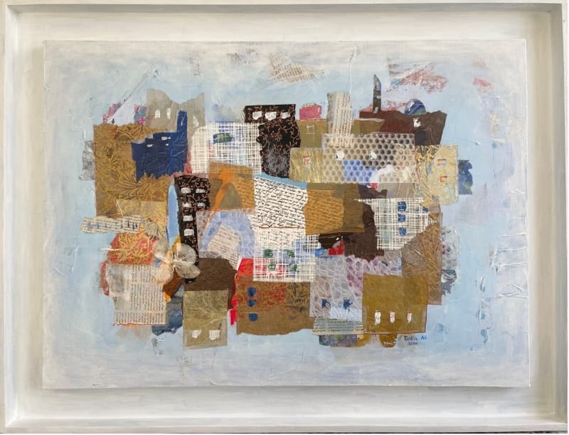 Dalia Ali, Untitled, Mixed media on canvas, 52x83cm