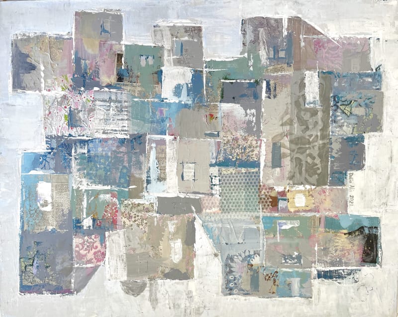 Dalia Ali, Untitled, Mixed media on canvas, 80x100cm