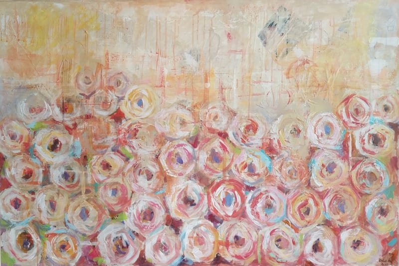 Dalia Ali, Mixed media on canvas, 80x120cm