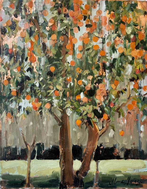 Marwa Najjar, Untitled, 2022, Oil on canvas, 70x55cm