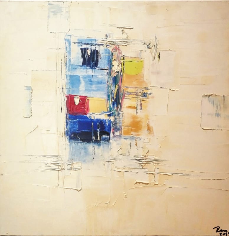 Rana Safadi, Untitled, 2022, Oil on canvas, 50x50cm