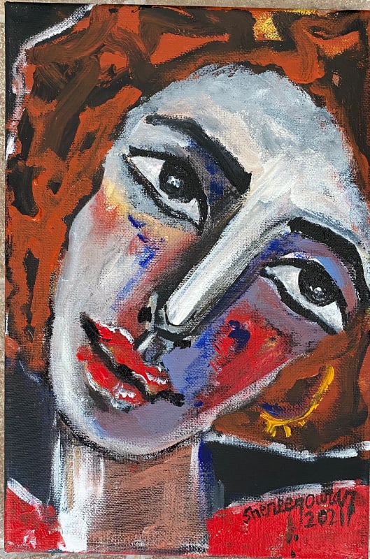 Shereen Ouran, Acrylic on canvas, 30x20cm