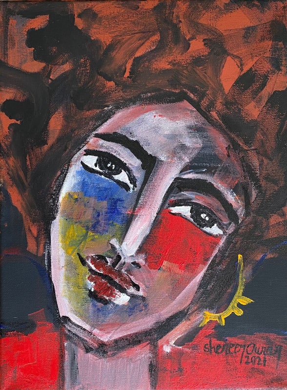 Shereen Ouran, Acrylic on canvas, 40x30cm