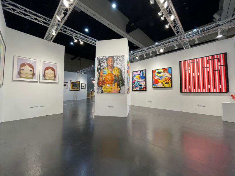 image of booth 413 from San Diego Art Fair 2022