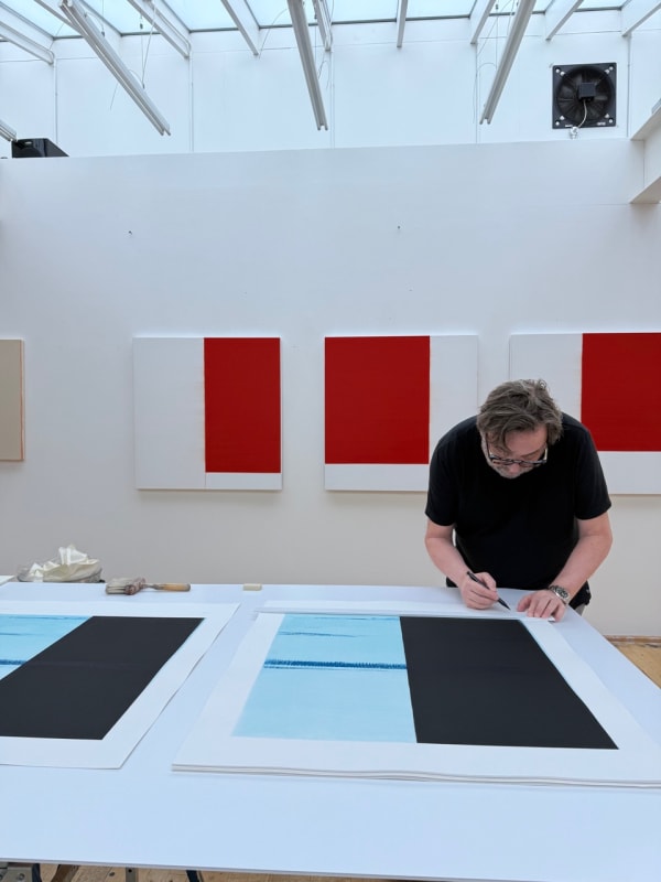 Callum Innes Print Signing