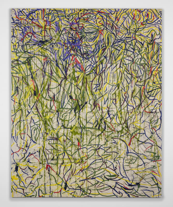 V. Maldonado ojo de águila, 2024 acrylic on canvas 94 1/2 x 76 in. (MAL374) Installation photography by Kevin McConnell