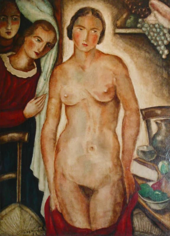 Jean Vervisch Nu féminin, 1932 Huile sur panneau 119 x 90 cm
